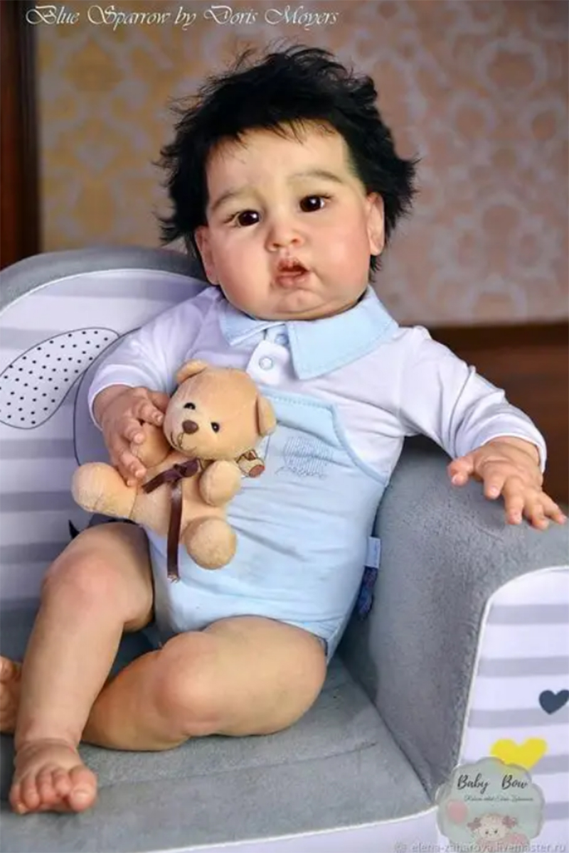 Baby Products Newborn - Boneca Reborn de Pele Escura Feita