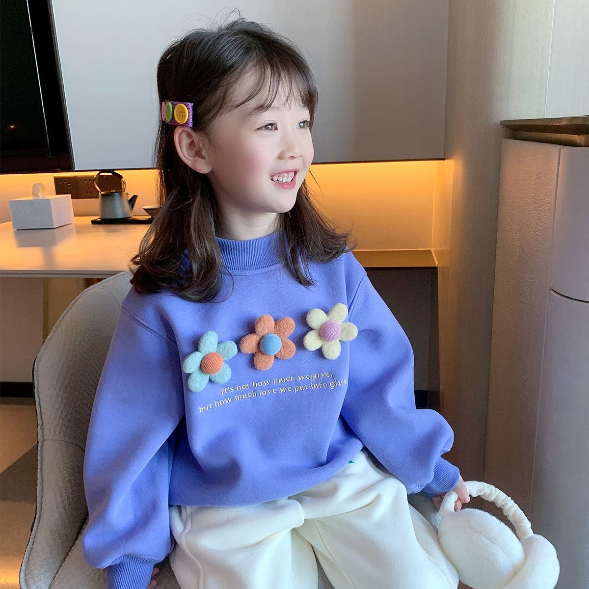Baby Products Korea - Conjunto de Moletom de Algodão com