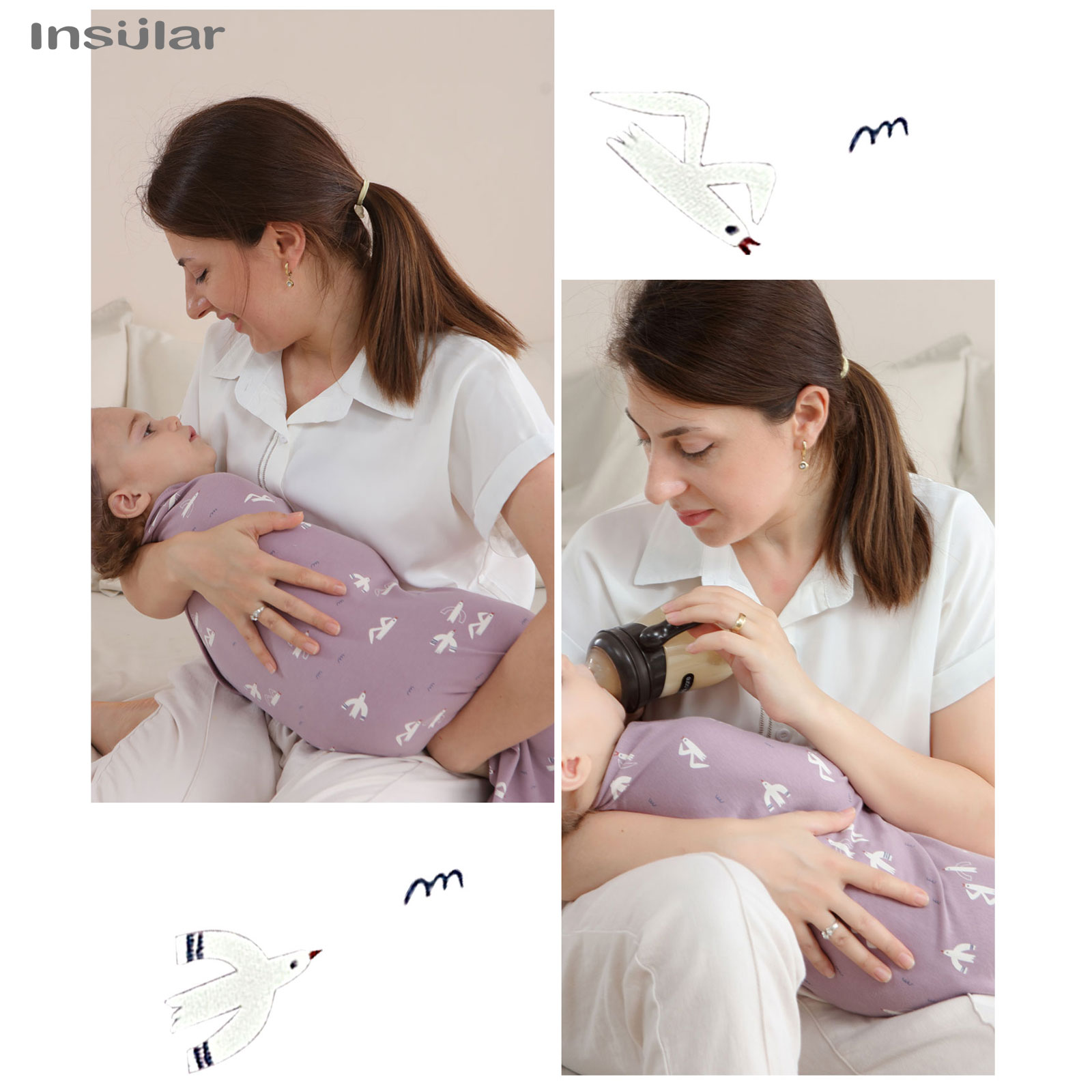 Baby Products Newborn - Novo bebê recém-nascido swaddle macio 100%