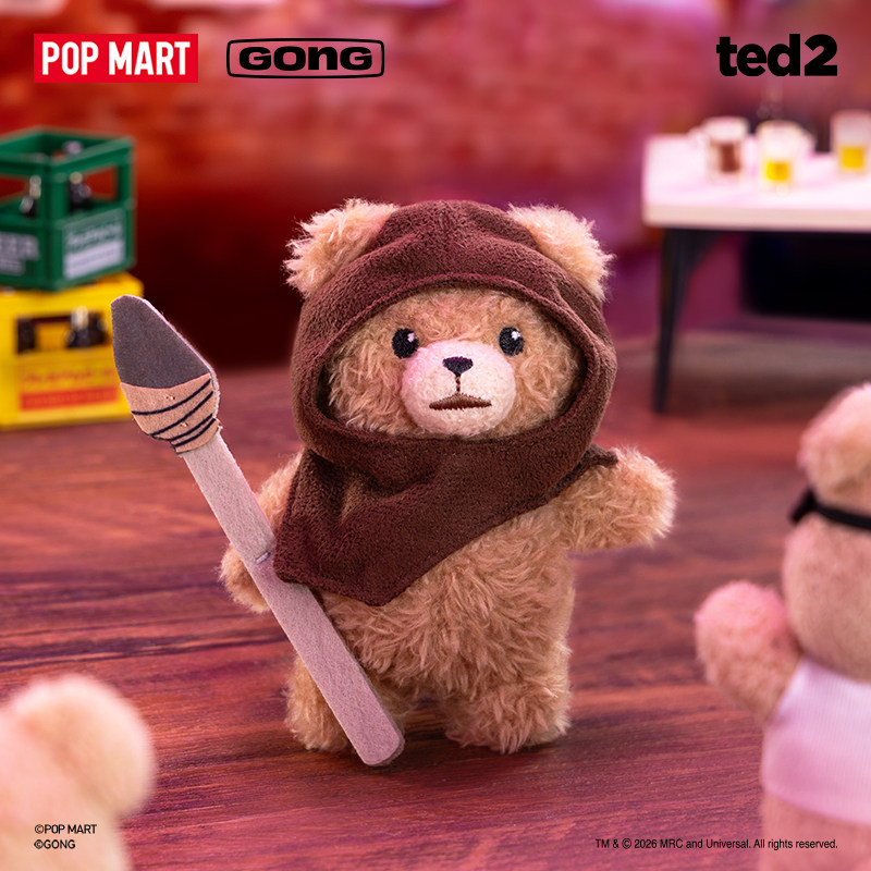 Baby Products Teddy Bear - Autêntico POPMART 'Ted2' Urso de Pelúcia