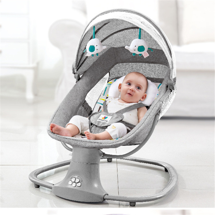 Baby Swing Bouncer - Cadeira de balanço com música bluetooth
