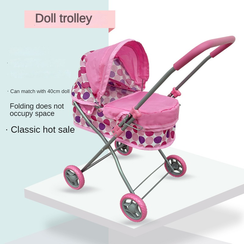 Baby Swing Bouncer - Dobrável boneca carrinho de bebê simulação