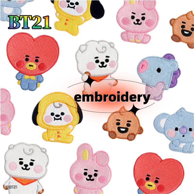 BT21 Koya Shooky Broche Bordad - Baby Products Korea avaliação e preço