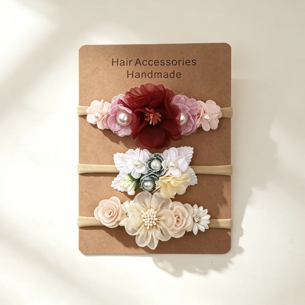 Conjunto de 3 Faixas de Cabelo - Baby Products Set avaliação e preço