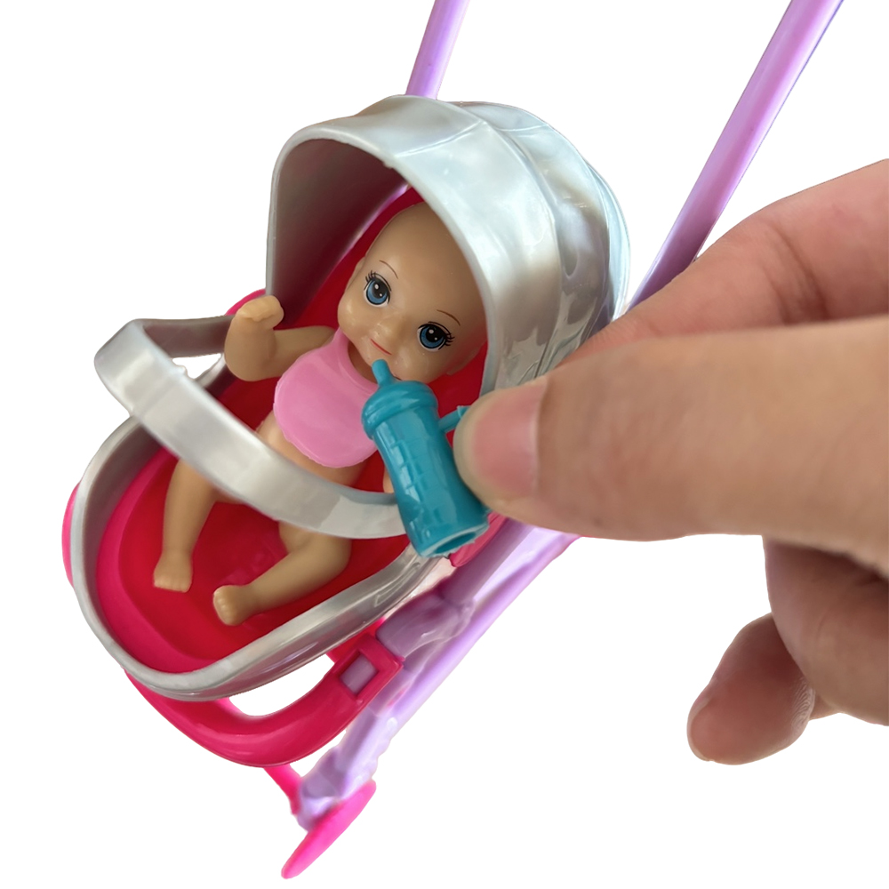 Conjunto de Casa de Bonecas De - Baby Swing Bouncer avaliação e preço